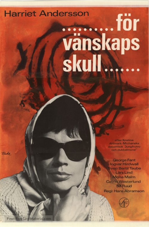 ...f&ouml;r v&auml;nskaps skull... - Swedish Movie Poster