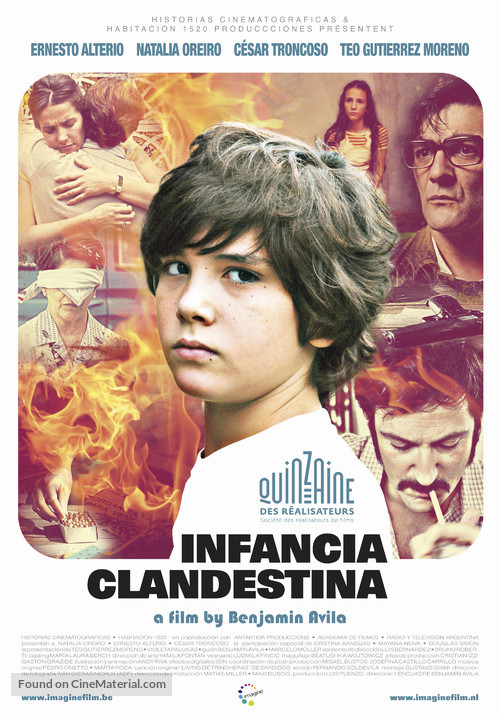 Infancia clandestina - Dutch Movie Poster