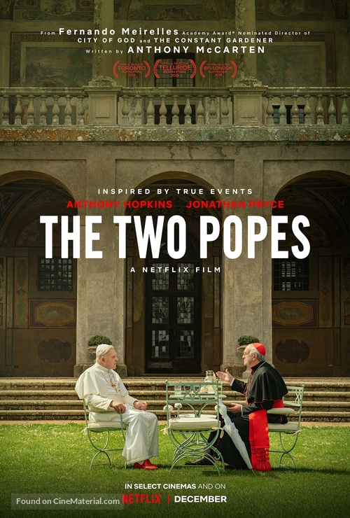 The Two Popes - British Movie Poster