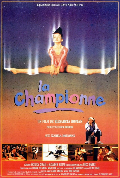 Campioana - French Movie Poster