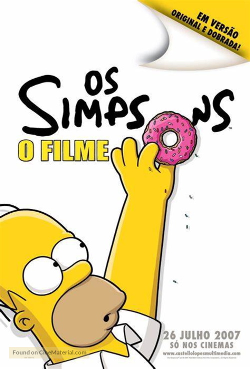 The Simpsons Movie - Portuguese Movie Poster