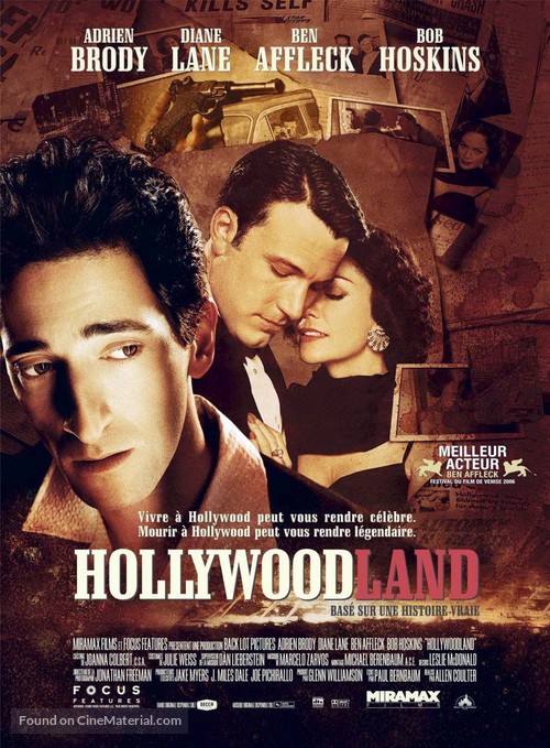 Hollywoodland - French Movie Poster