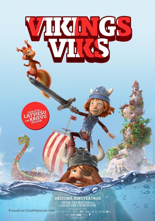 Vic the Viking and the Magic Sword - Latvian Movie Poster