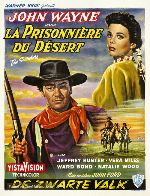 The Searchers - Belgian Movie Poster
