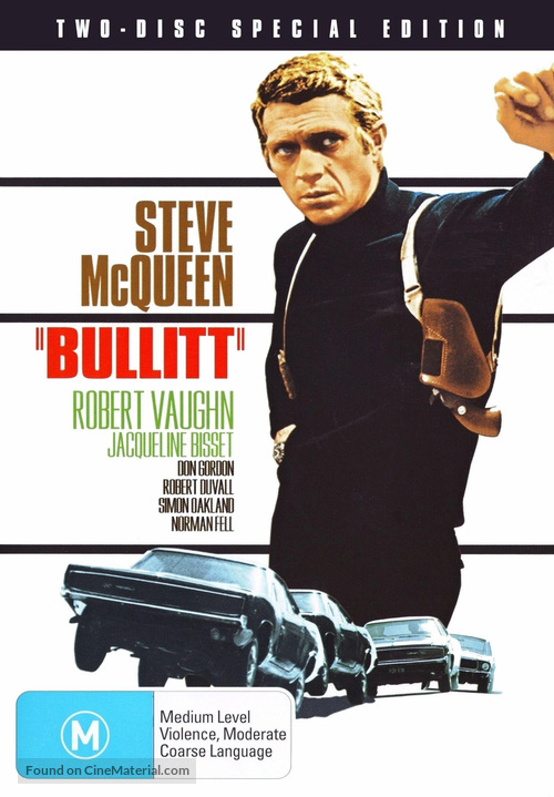 Bullitt - Australian DVD movie cover