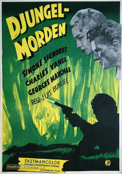 La mort en ce jardin - Swedish Movie Poster