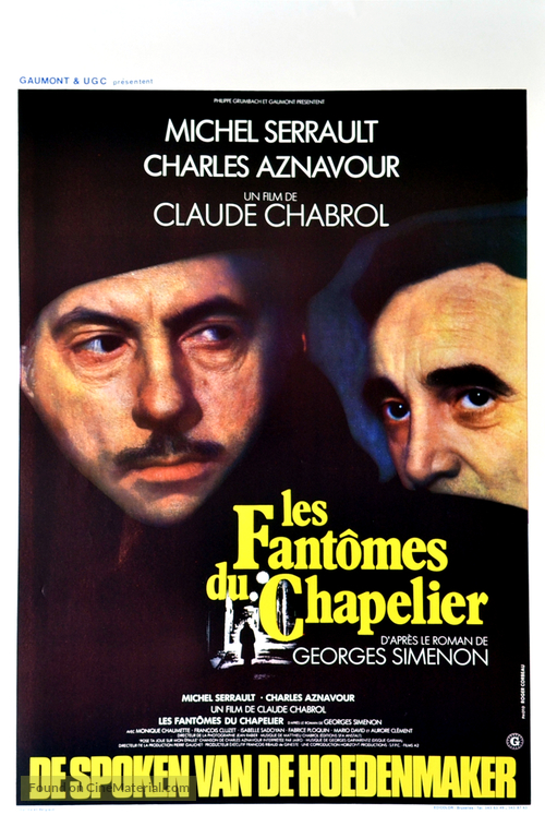 Les fant&ocirc;mes du chapelier - Belgian Movie Poster