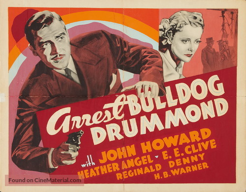 Arrest Bulldog Drummond - Movie Poster