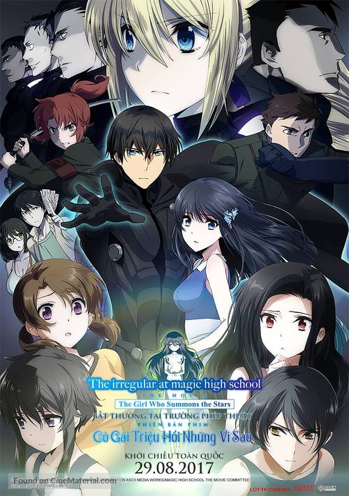 Gekijouban Mahouka koukou no rettousei: Hoshi o yobu shoujo - Vietnamese Movie Poster