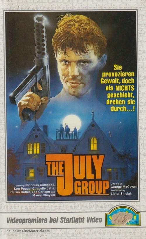 The July Group - German VHS movie cover