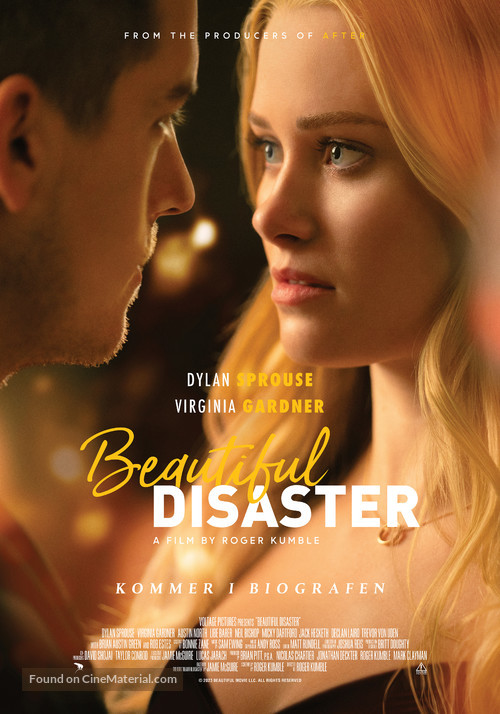 Beautiful Disaster - Danish Movie Poster