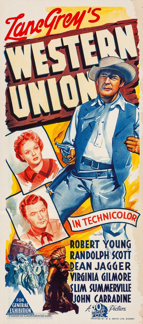 Western Union - Australian Movie Poster
