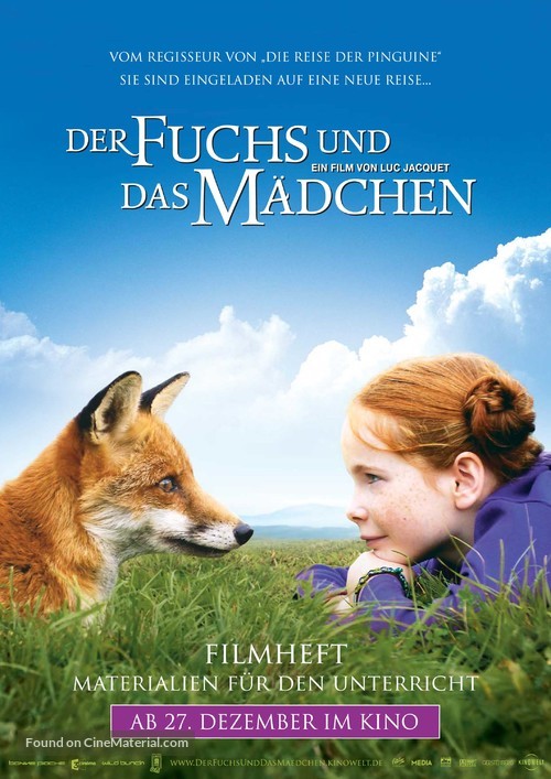 Le renard et l&#039;enfant - German Movie Poster