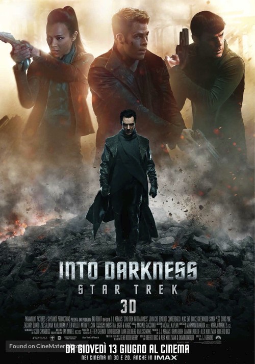 Star Trek Into Darkness - Italian Movie Poster