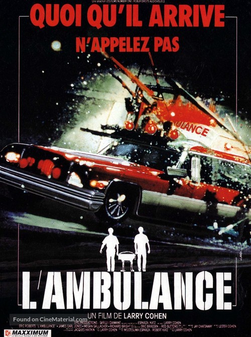 The Ambulance - French Movie Poster