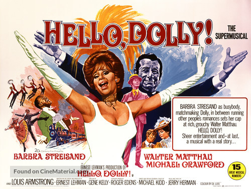 Hello, Dolly! - British Movie Poster