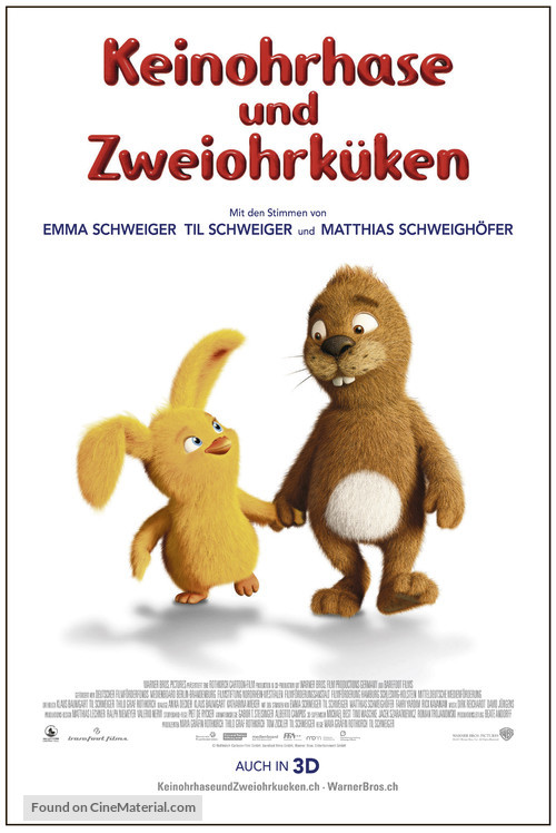 Keinohrhase und Zweiohrk&uuml;ken - Swiss Movie Poster
