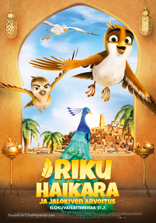 Richard the Stork and the Mystery of the Great Jewel - Finnish Movie Poster