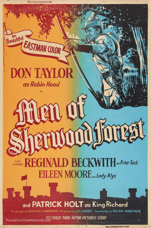 The Men of Sherwood Forest - Re-release movie poster