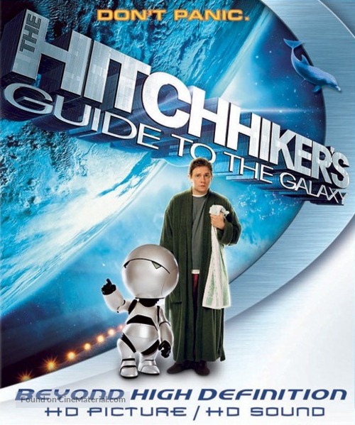 The Hitchhiker&#039;s Guide to the Galaxy - Blu-Ray movie cover