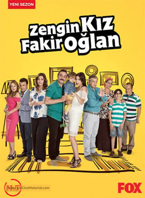 &quot;Zengin Kiz Fakir Oglan&quot; - Turkish Movie Poster