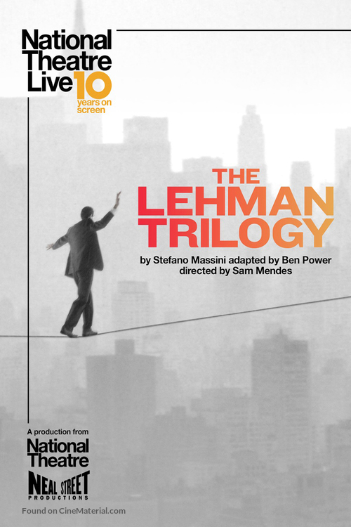 National Theatre Live: The Lehman Trilogy - British Movie Poster