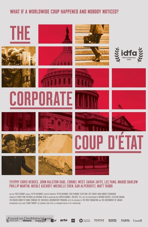 The Corporate Coup D&#039;Etat - Canadian Movie Poster