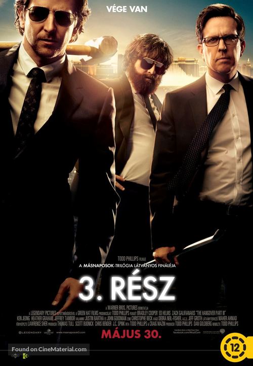 The Hangover Part III - Hungarian Movie Poster