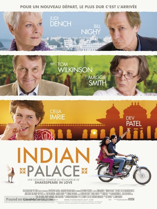 The Best Exotic Marigold Hotel - French Movie Poster