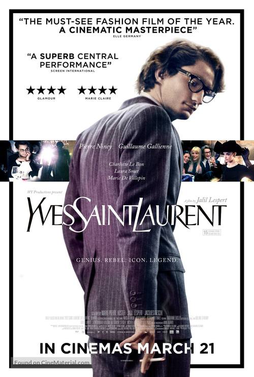 Yves Saint Laurent - British Movie Poster