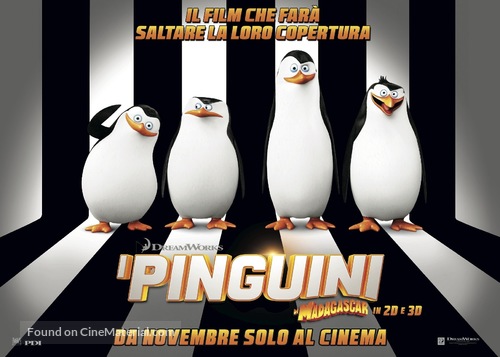 Penguins of Madagascar - Italian Movie Poster