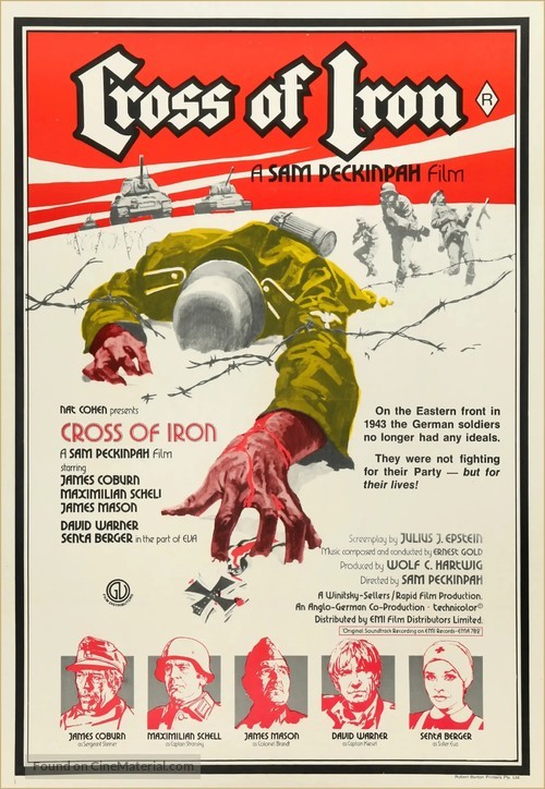 Cross of Iron - Australian Movie Poster