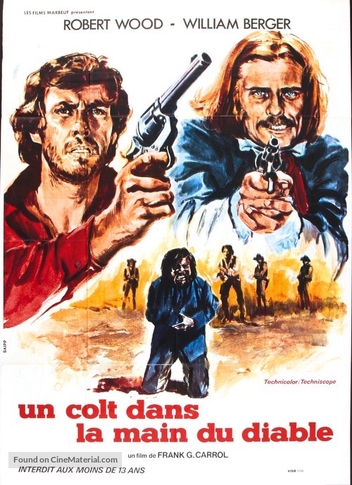 Una colt in mano del diavolo - French Movie Poster