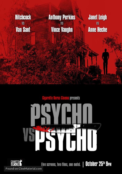 Psycho - British Combo movie poster