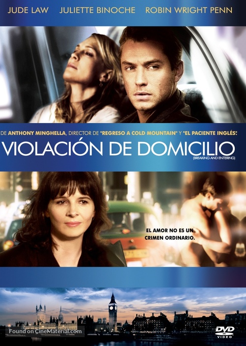 Breaking and Entering - Argentinian poster