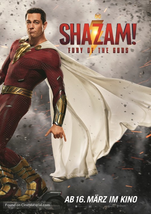 Shazam! Fury of the Gods - German Movie Poster