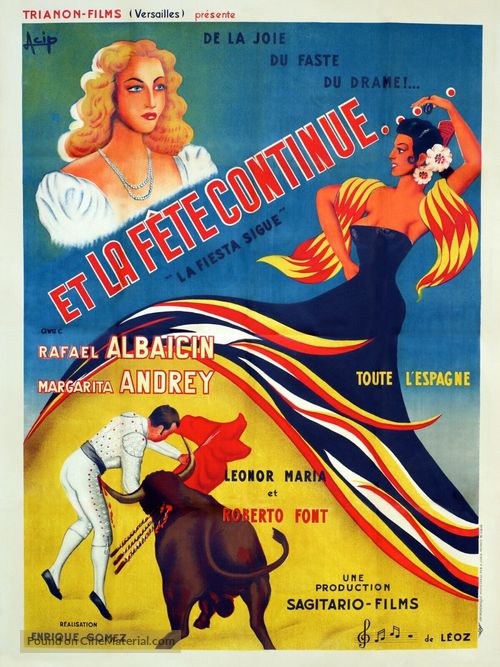 La fiesta sigue - French Movie Poster