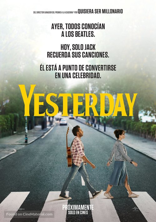 Yesterday - Mexican Movie Poster