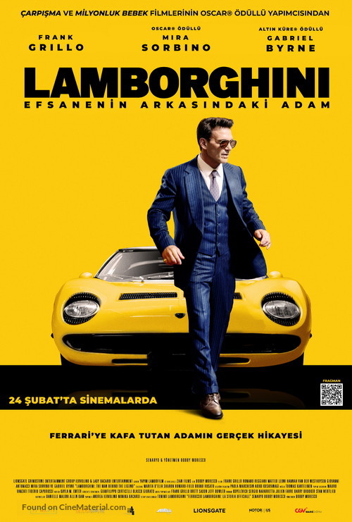 Lamborghini - Turkish Movie Poster
