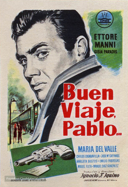 Buen viaje, Pablo - Spanish Movie Poster