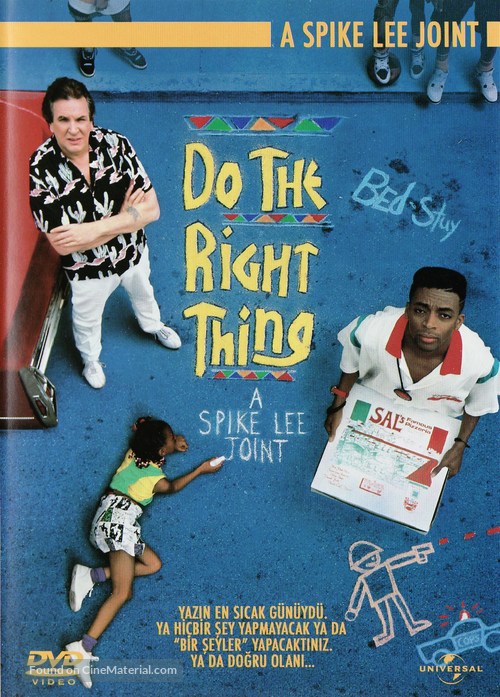 Do The Right Thing - Turkish DVD movie cover