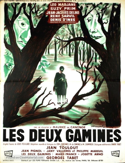 Les deux gamines - French Movie Poster