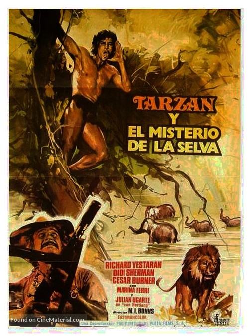 Tarz&aacute;n y el misterio de la selva - Spanish Movie Poster