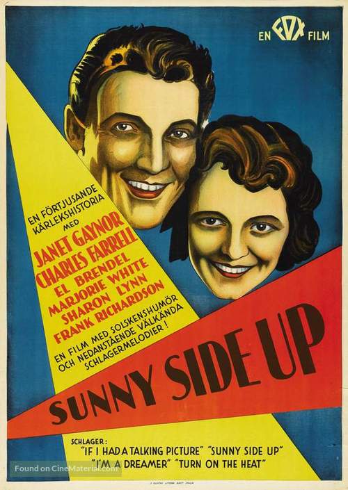 Sunnyside Up - Swedish Movie Poster