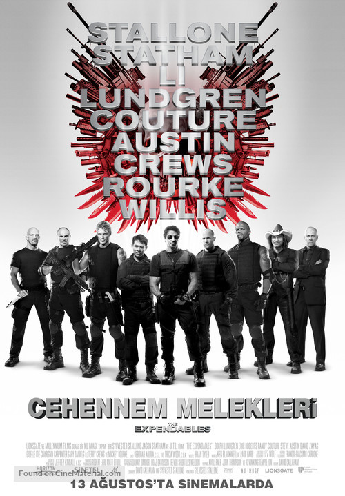 The Expendables - Turkish Movie Poster