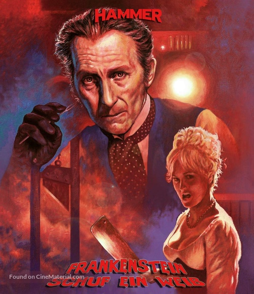 Frankenstein Created Woman - German Blu-Ray movie cover