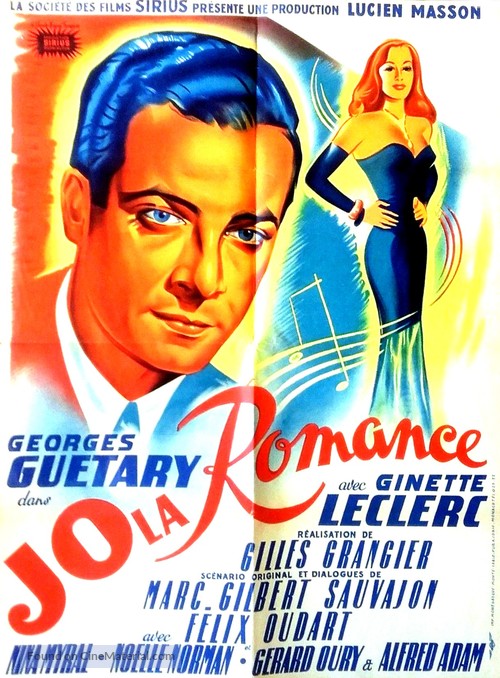 Jo la Romance - French Movie Poster