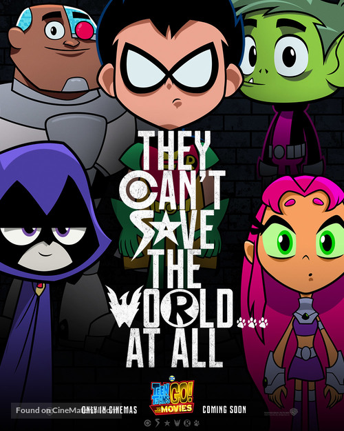 Teen Titans Go! To the Movies - British Movie Poster