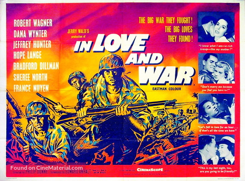 In Love and War - British Movie Poster