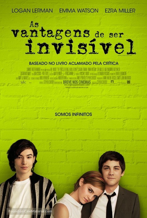The Perks of Being a Wallflower - Brazilian Movie Poster